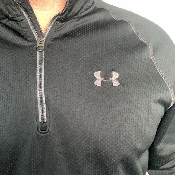 UNDER ARMOUR Mens Half-zip Sweater - Picture 2 of 5